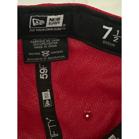 New Era New York Yankees 2014 All Star Game Red 59Fifty Official On Field Cap - Picture 6 of 8